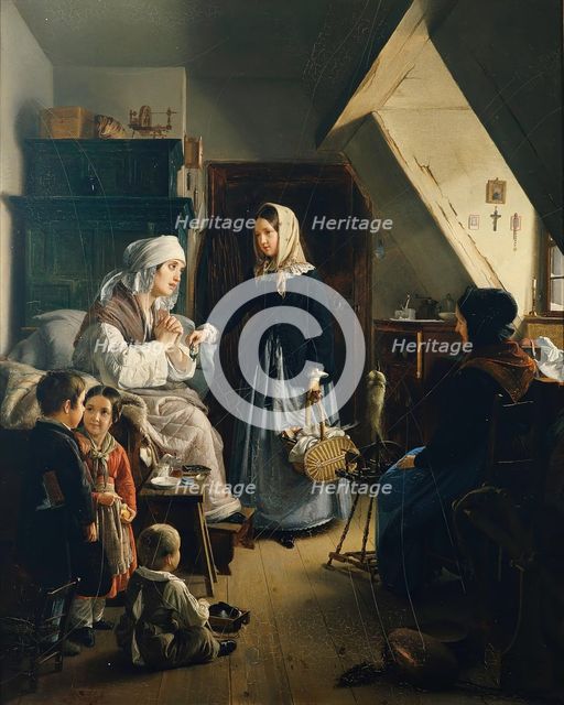 The Charities, 1846. Creator: Ernst Christian Moser.