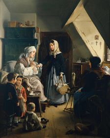 The Charities, 1846. Creator: Ernst Christian Moser