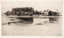 The Charles River, 1890. Creator: Charles Adams Platt (American, 1861-1933)