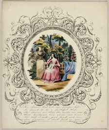 The Charm that Best Can Sweeten Life (valentine), c. 1850. Creator: Unknown