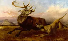The Chase, 1870. Creator: Richard Ansdell