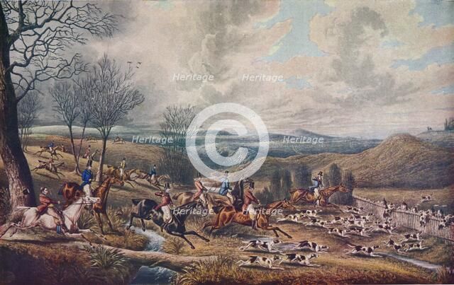 'The Chase of the Roebuck', 1834. Artist: Henry Thomas Alken.