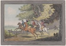 The Chase, December 1, 1791., December 1, 1791. Creator: Thomas Rowlandson