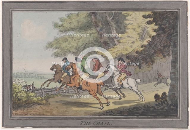 The Chase, December 1, 1791., December 1, 1791. Creator: Thomas Rowlandson.
