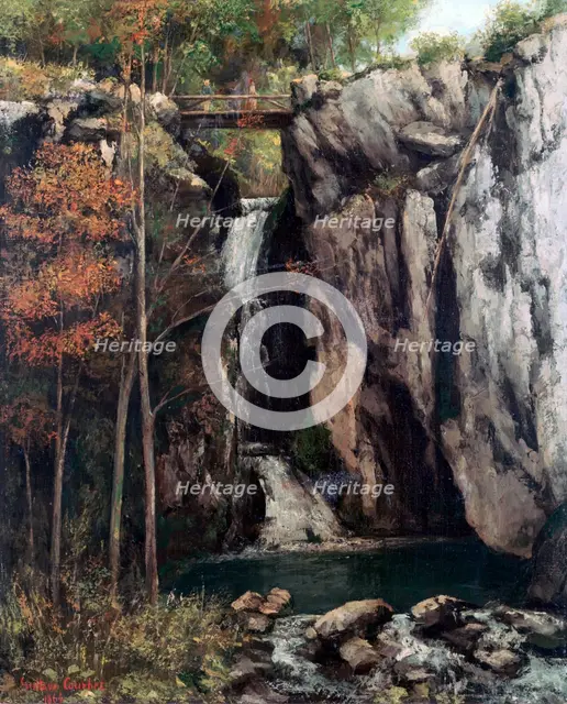 'The Chasm at Conches', 1864. Artist: Gustave Courbet