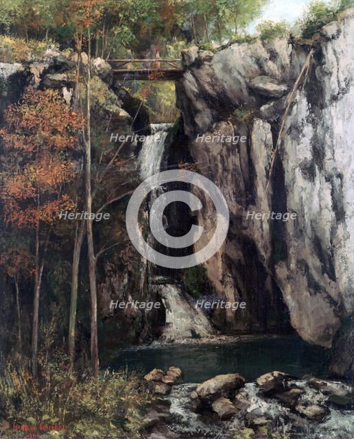 'The Chasm at Conches', 1864. Artist: Gustave Courbet