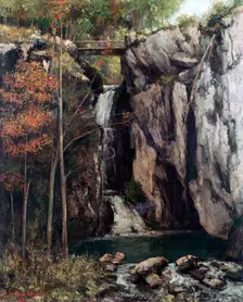 The Chasm at Conches 1864. Artist: Gustave Courbet
