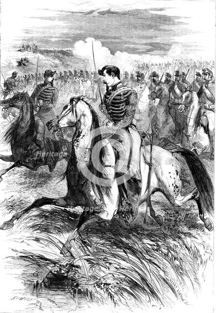 The Chasseurs d'Afrique, 1856.  Creator: Henry Duff Linton.