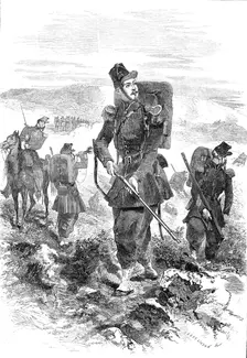 The Chasseurs de Vincennes, 1856. Creator: Henry Duff Linton