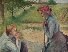 The Chatterer 1892, (1935). Creator: Camille Pissarro