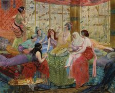 The chattering birds. Creator: Rochegrosse, Georges Antoine (1859-1938)