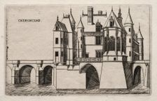 The Chateau of Chenonceau, 1856. Creator: Charles Meryon (French, 1821-1868)