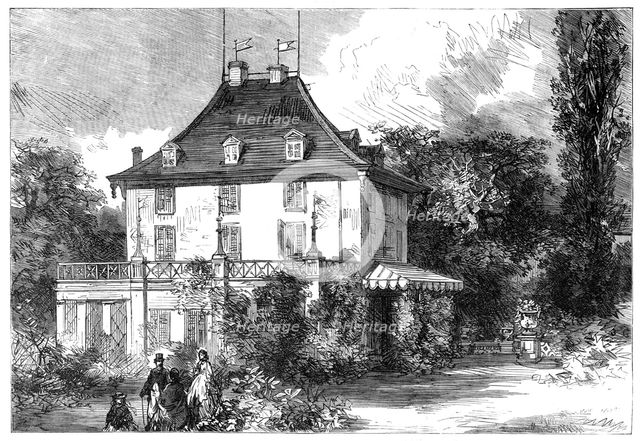 The Chateau of Arenenberg, Switzerland, formerly the residence of Napoleon III., 1865. Creator: Unknown.