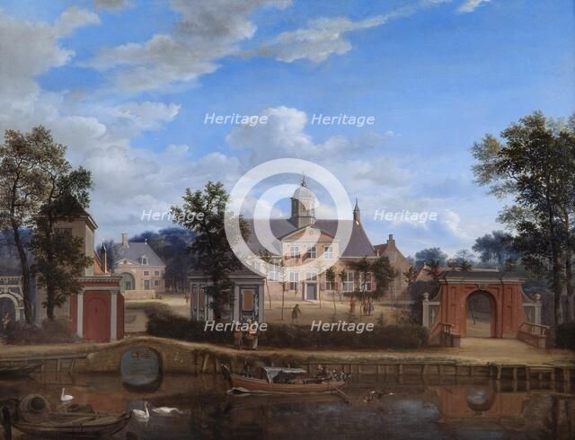 'The Chateau of Goudestein, on the River Vecht, near Maarsen', c1674. Artist: Jan van der Heyden.