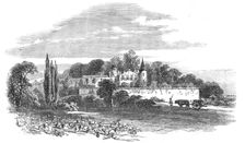 The Chateau Lafitte, Medoc, near Bordeaux, 1854. Creator: Edmund Evans