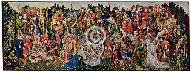 The Chatsworth Hunting Tapestries, first of the series, 1930. Artist: Unknown