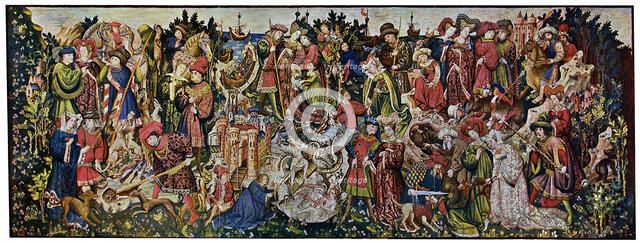 The Chatsworth Hunting Tapestries, first of the series, 1930. Artist: Unknown