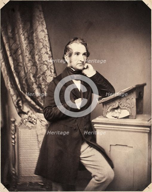 The chemist Justus von Liebig. Artist: Hanfstaengl, Franz (1804-1877)