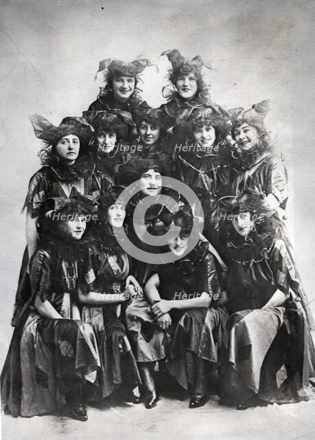 The Cheero Girls. Creator: Unknown.