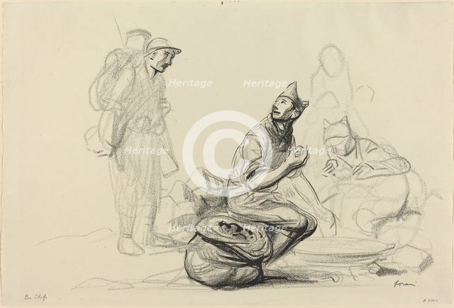 The Chefs, c. 1914/1919. Creator: Jean Louis Forain.