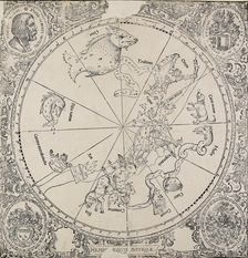 The chelestial chart of the southern hemisphere, early 16th century. Artist: Albrecht Durer