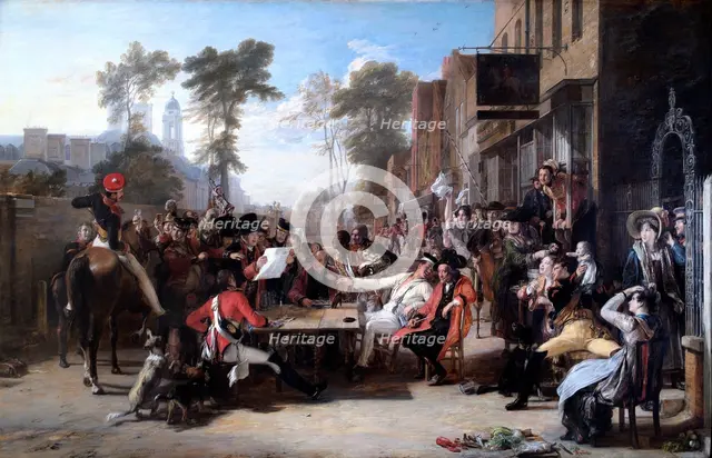 'The Chelsea Pensioners Reading the Waterloo Despatch', 1822. Artist: David Wilkie.