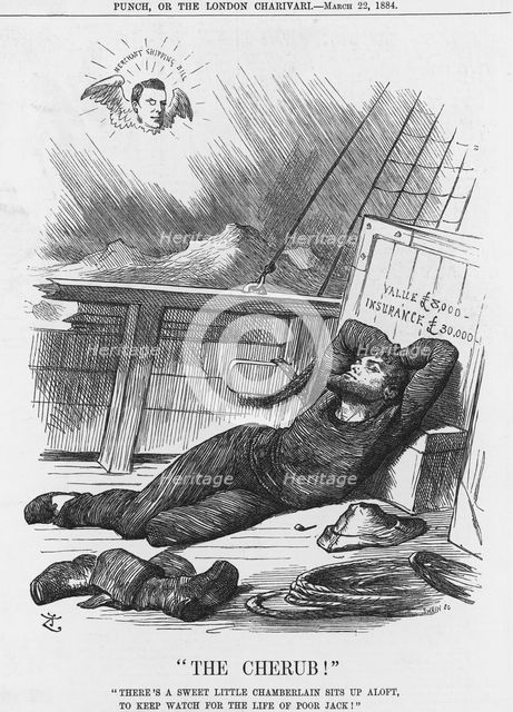 "The Cherub!", 1884. Creator: Joseph Swain.