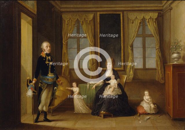 The Chernyshov Family, Early 19th cen.. Artist: Anonymous  