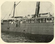 The "Cherokee": in the Bay Spanish-American War, June 1898, (1899). Creator: Burr McIntosh