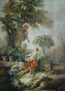 The Cherry Gatherers 1768. Artist: Francois Boucher