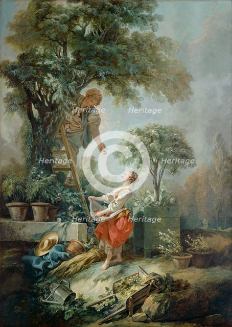 'The Cherry Gatherers', 1768. Artist: Francois Boucher.