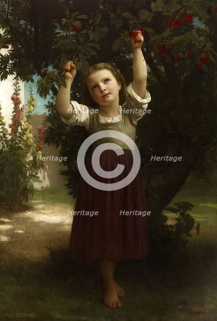 The Cherry Picker, 1871. Creator: William-Adolphe Bouguereau.
