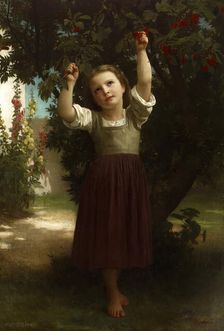 The Cherry Picker, 1871. Creator: William-Adolphe Bouguereau