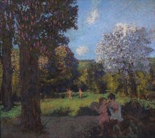 The Chestnut Trees, 1932-1935. Creator: Roussel, Ker-Xavier (1867-1944)