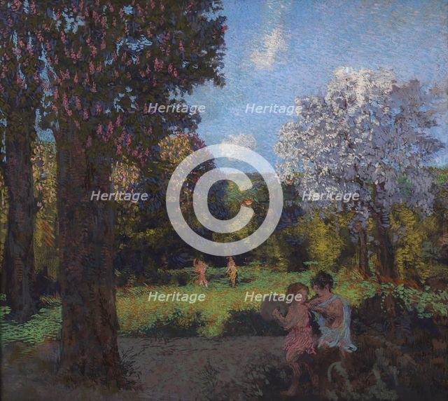 The Chestnut Trees, 1932-1935. Creator: Roussel, Ker-Xavier (1867-1944).