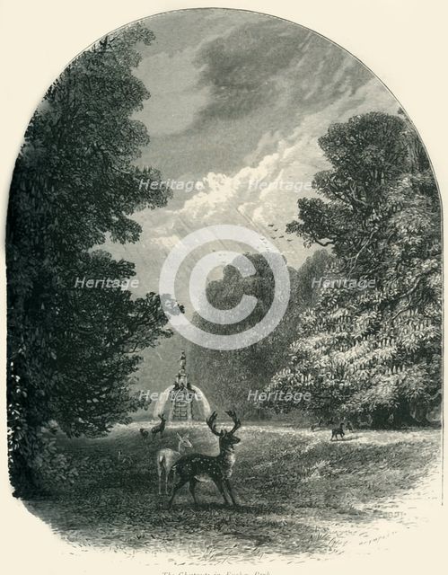 'The Chestnuts in Bushey Park', c1870.