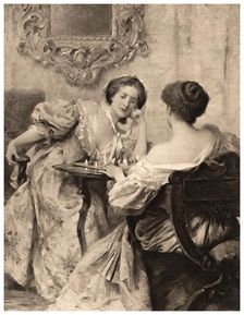 The Chess Players 1903. Artist: Samuel Melton Fisher