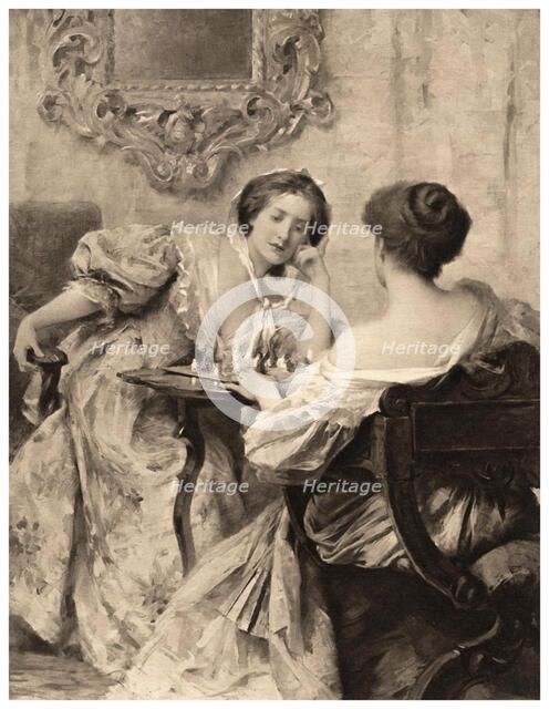 'The Chess Players', 1903. Artist: Samuel Melton Fisher