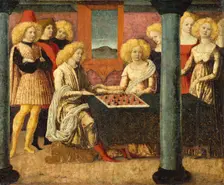 The Chess Players, ca. 1475. Creator: Liberale da Verona