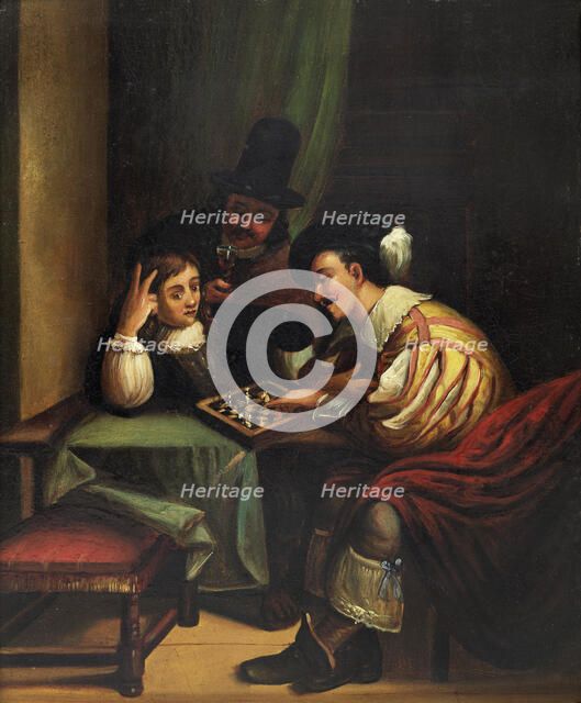 'The Chess Players'. Artist: Unknown