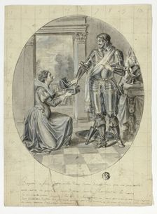 The Chevalier Bayard Refusing 2500 Gold Ducats, n.d. Creator: Unknown