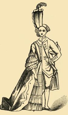 The Chevalier D'Eon (c1878). Creator: Unknown