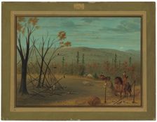 The Cheyenne Brothers Returning from Their Fall Hunt, 1861/1869. Creator: George Catlin