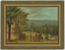 The Cheyenne Brothers Starting on Their Fall Hunt, 1861/1869. Creator: George Catlin