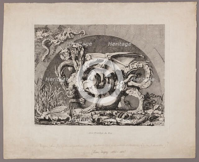 The Chimera, 1771. Creator: Louis Jean Desprez.