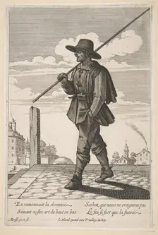 The Chimney Sweep, mid to late 17th century. Creator: Abraham Bosse