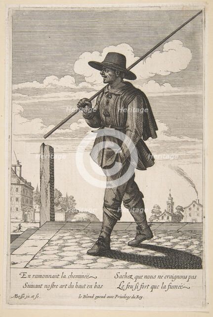 The Chimney Sweep, mid to late 17th century. Creator: Abraham Bosse.