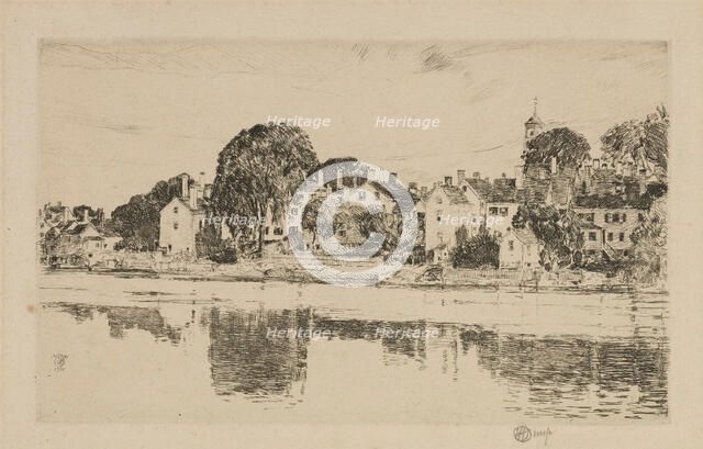 The Chimneys, Portsmouth, 1915. Creator: Frederick Childe Hassam.