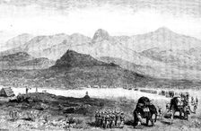 The Chin-Lushai Expedition: view of the Chin Hills from Kolymyo, 1890. Creator: R. Taylor