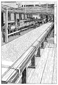 The Chintz Printing Room, Merton Abbey Mills, London, 1899